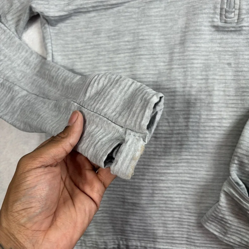 Nike‎ Therma Sphere Running Dri-Fit Grey 1/4 Zip Sweatshirt Women's Small